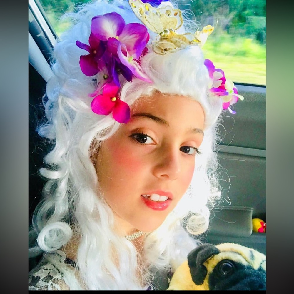 Marie Antoinette wig for Halloween